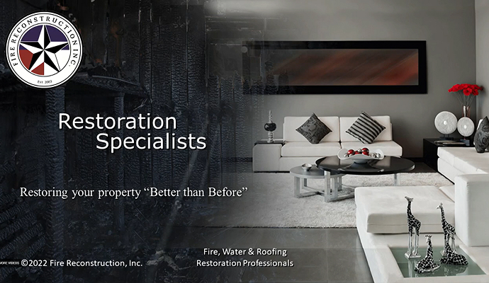 Fire and water restoration specialist service