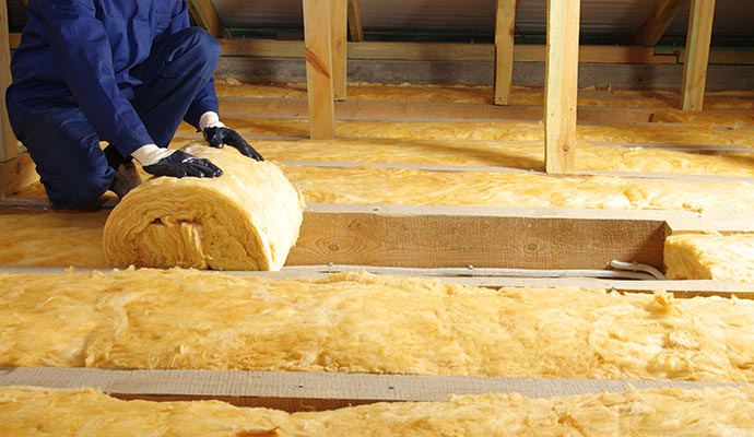 Professional attic insulation replacement service