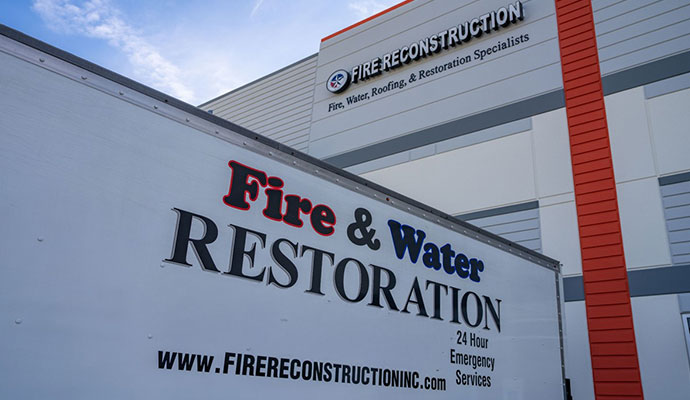 Fire Reconstruction Inc. service van