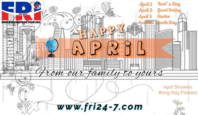 April birthday video for Fire Reconstruction Inc. team members.