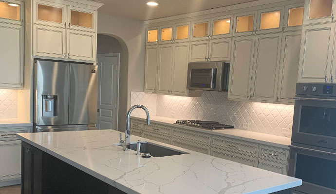 Remodeled kitchen