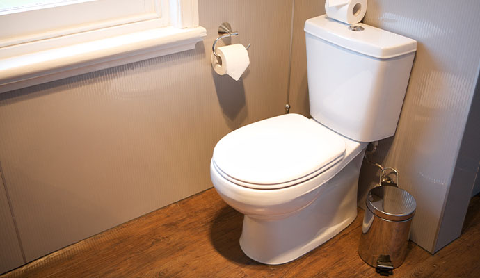 Clean bathroom