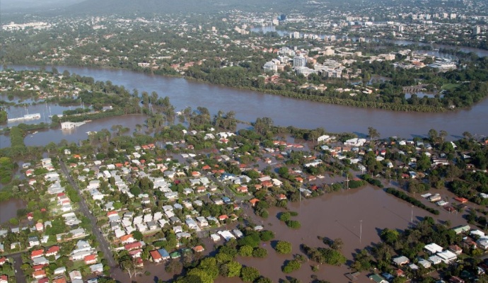 Flooded city